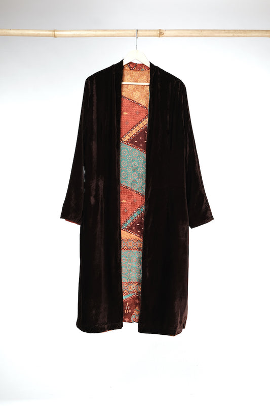 Sarno Reversible Velvet Duster - XS